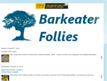 Tablet Screenshot of barkeaterfollies.com